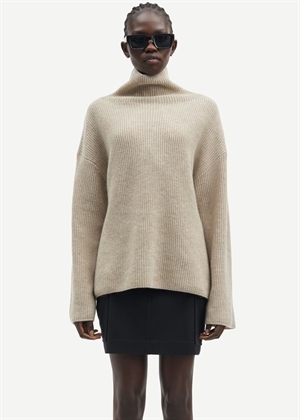 Sazlata turtleneck 15353 Khaki Mel. Samsøe 